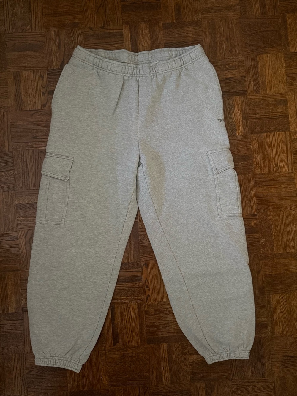 TNA Light Gray Cargo Joggers